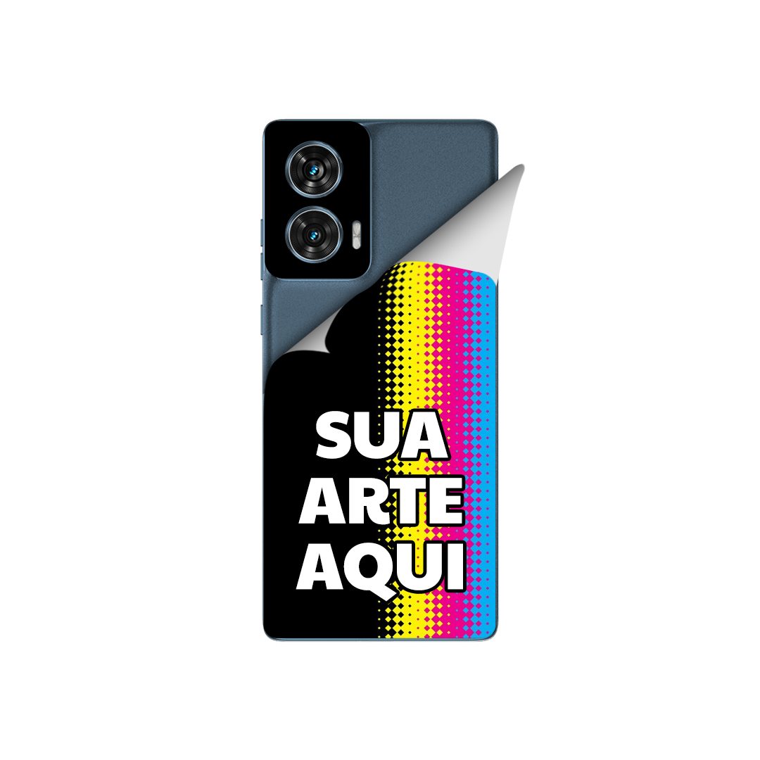 Crie Sua Película Adesiva Personalizável para Todos os Modelos Motorola Crie Sua Película Adesiva Personalizável para Todos os Modelos Motorola